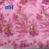 3D Embroidery Sequins Lace Fabric