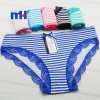 Moisture Wicking Cotton Panties with Strips
