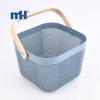 Plastic Storage Risatorp Basket With Wooden Handle