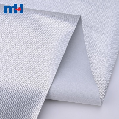 Matte Diamond-pattern Silver Laminated Spunlace Non-Woven Fabric