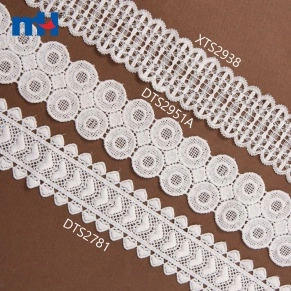 Polyester Chemical Lace Trim for dress