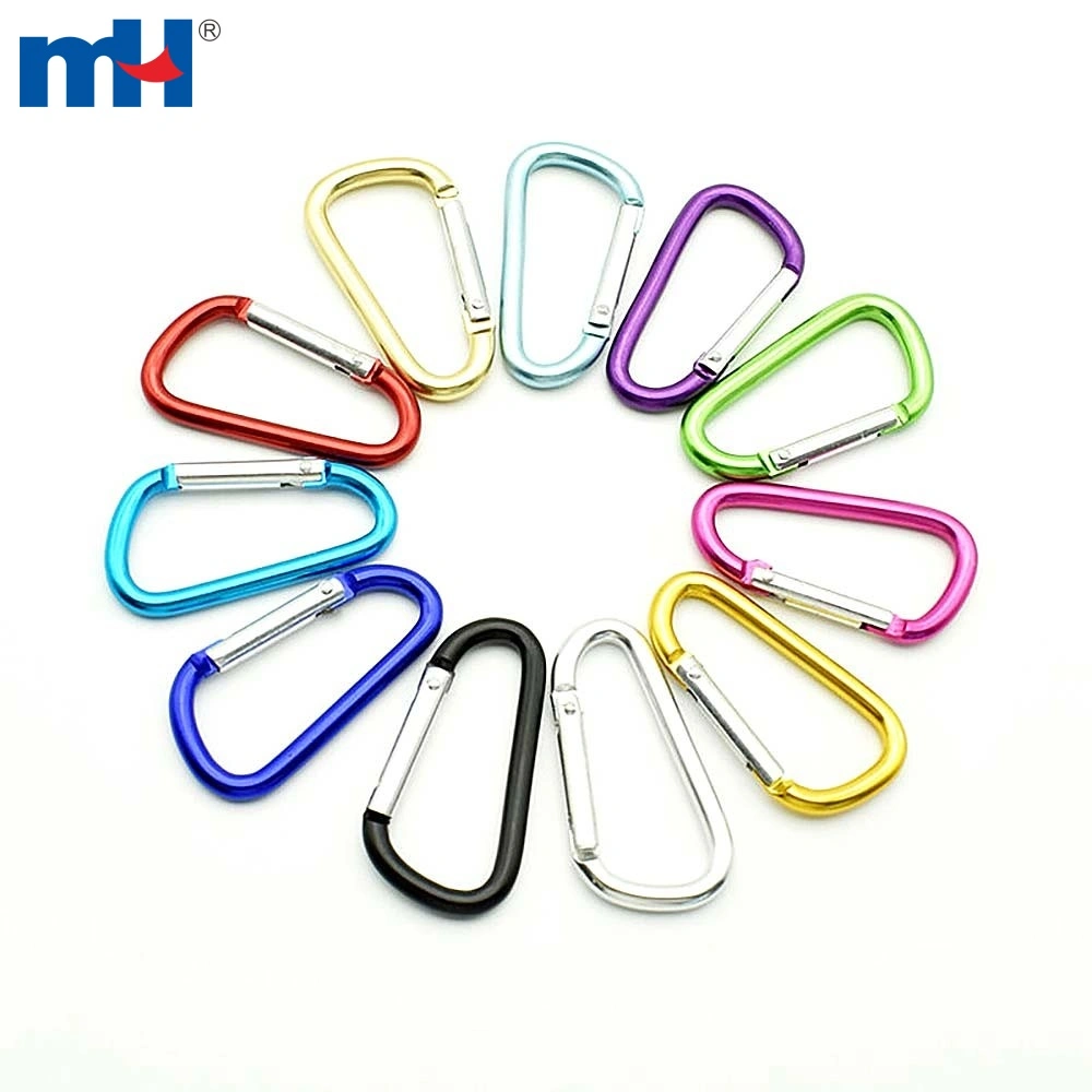 Aluminum Carabiner D Ring Key Chain Clip Snap Hook