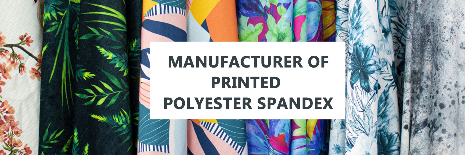 Printed Polyester Spandex Fabric