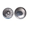 6605 0042 Aluminum Covered Mould Button