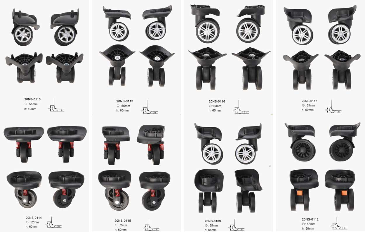 Roulette de valise, réparation de valise de bagage Caster Charge