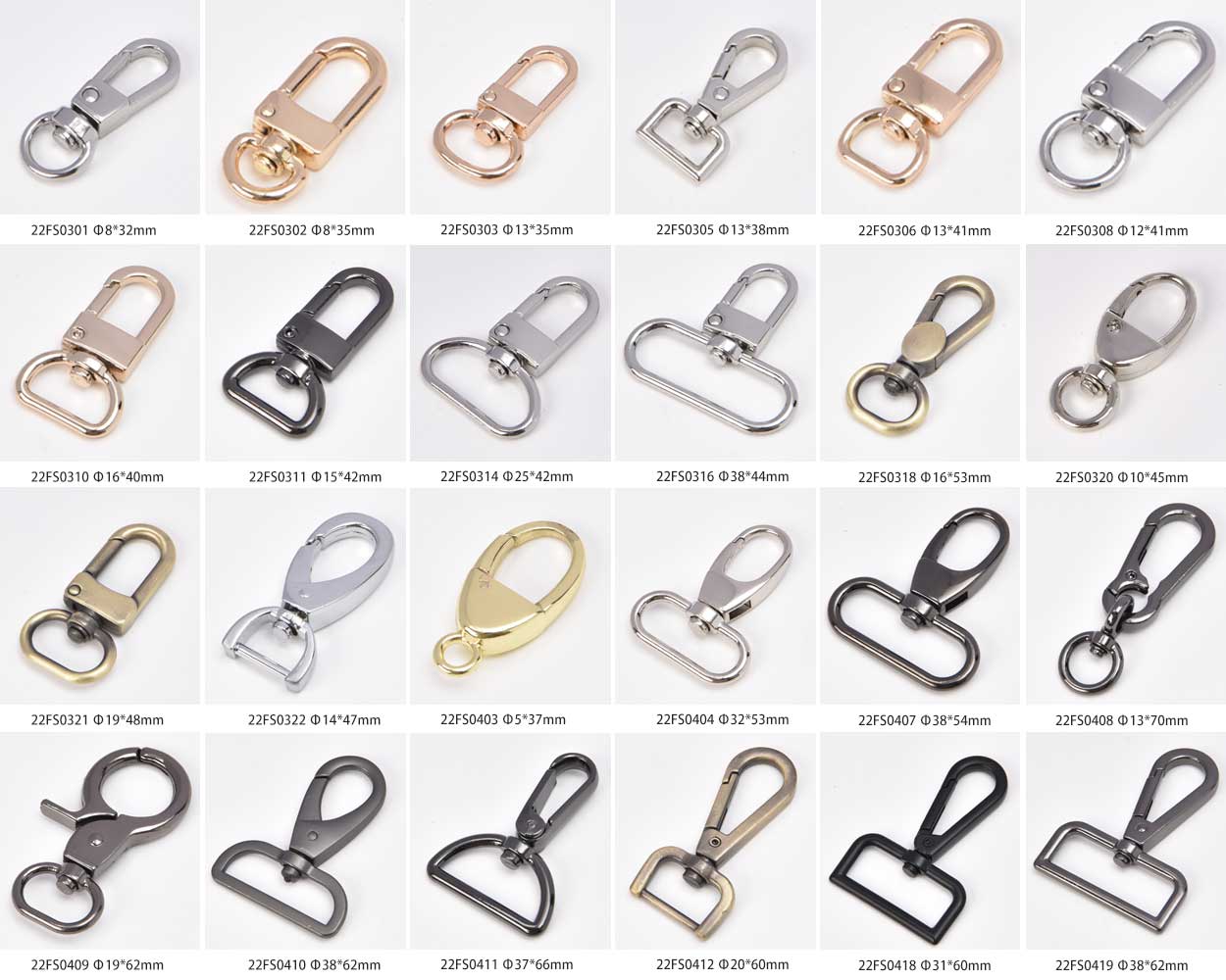 40mm*58mm Thermostable and Corrosion-proof Alloy Spring Snap Hook