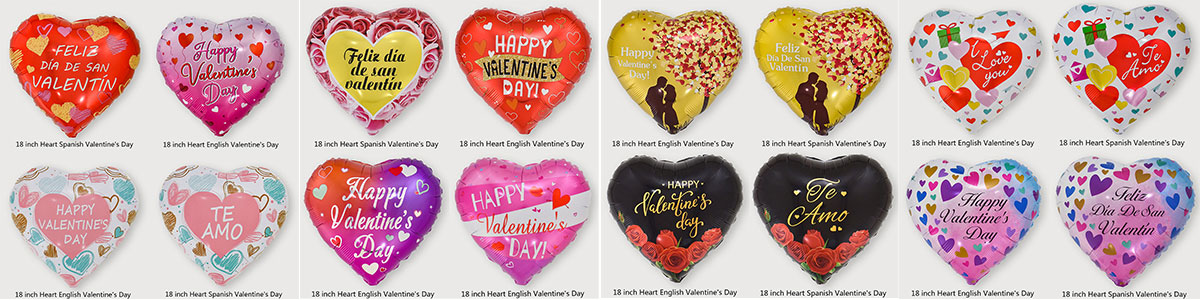 Valentine's day balloons