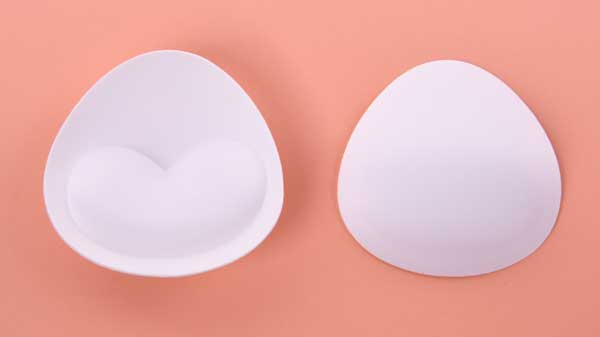 Triangle bra pad