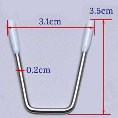 V-Wire #1388 #Silver #Bra-Separator #Metal #1pc –