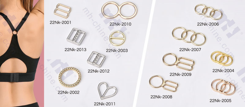 Round Bra Ring Buckles for Making Bras Bikinis Swimsuits