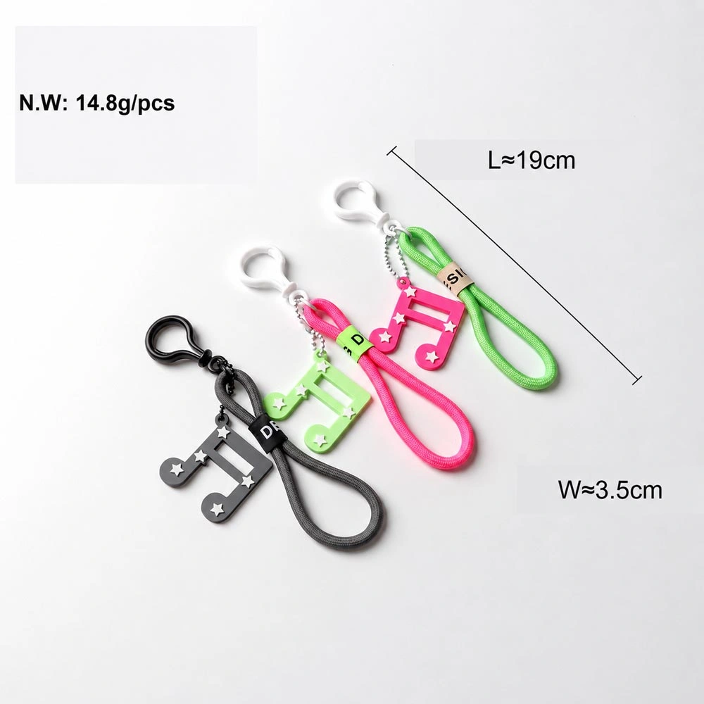 Music note charm with 19cm length markings