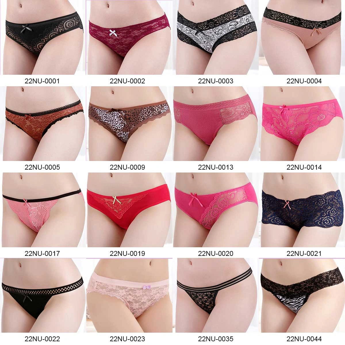 M/L/XL Nylon Panties Breathable Soft Stretchy Underwear High Rise