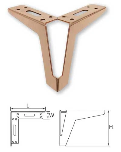 Triangle Sofa Leg