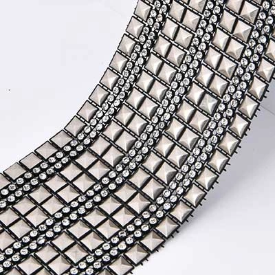 Rhinestone Mesh Wrap