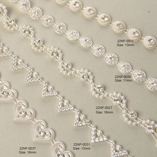 rhinestone chain trim