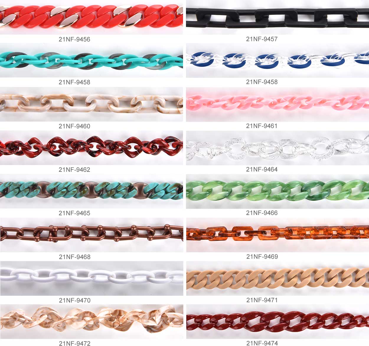 plastic chain designs