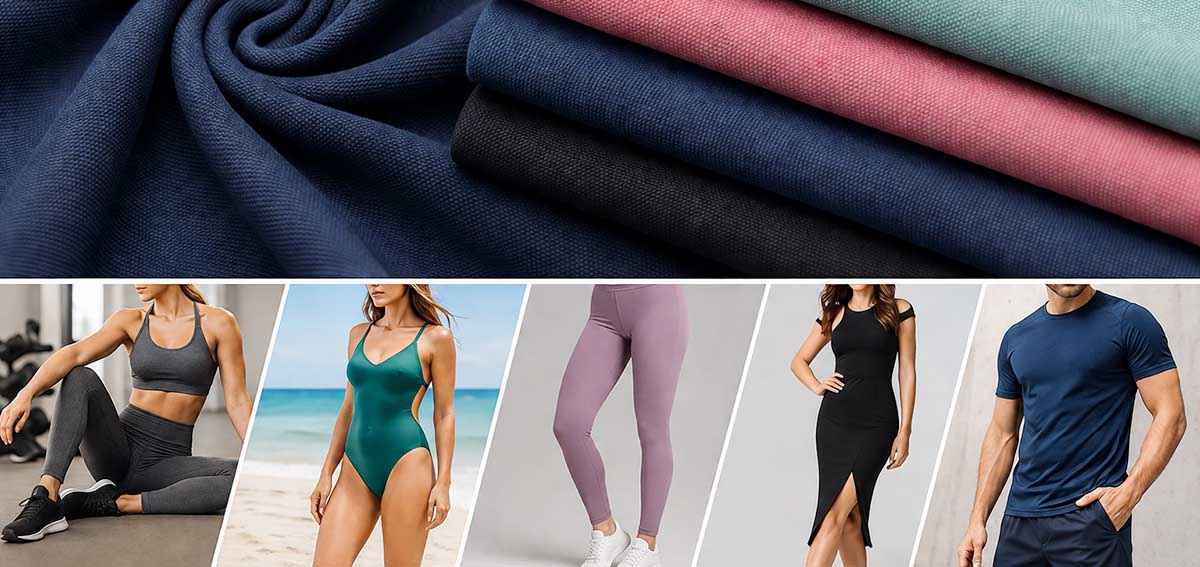polyester spandex 4 way stretch fabric 3
