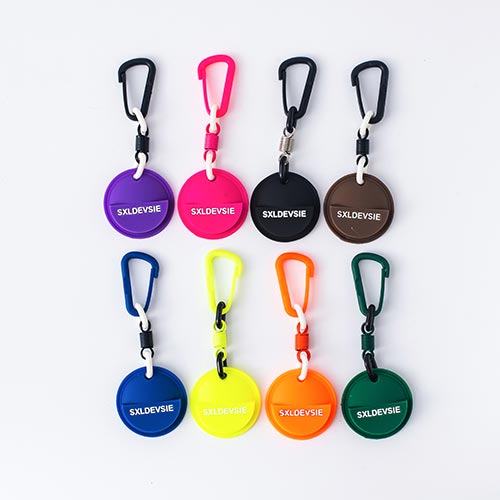 Rubber Bag Charm, Silicone Phone Tag, Streetwear Accessories