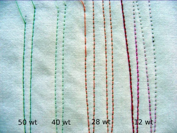 embroidery thread weight