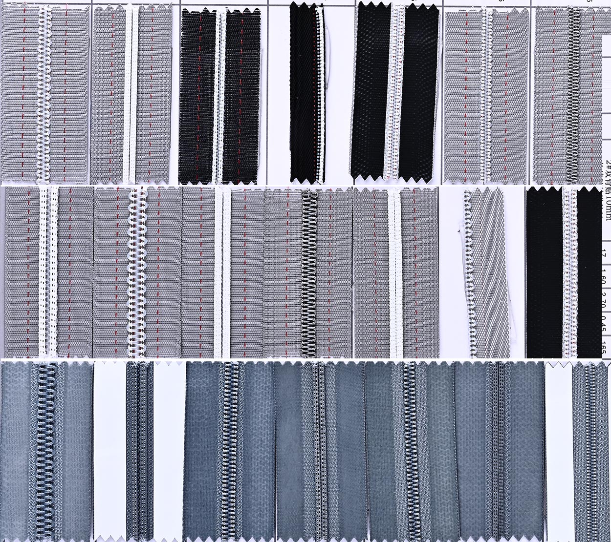 hot melt LFC zipper for zip screen system