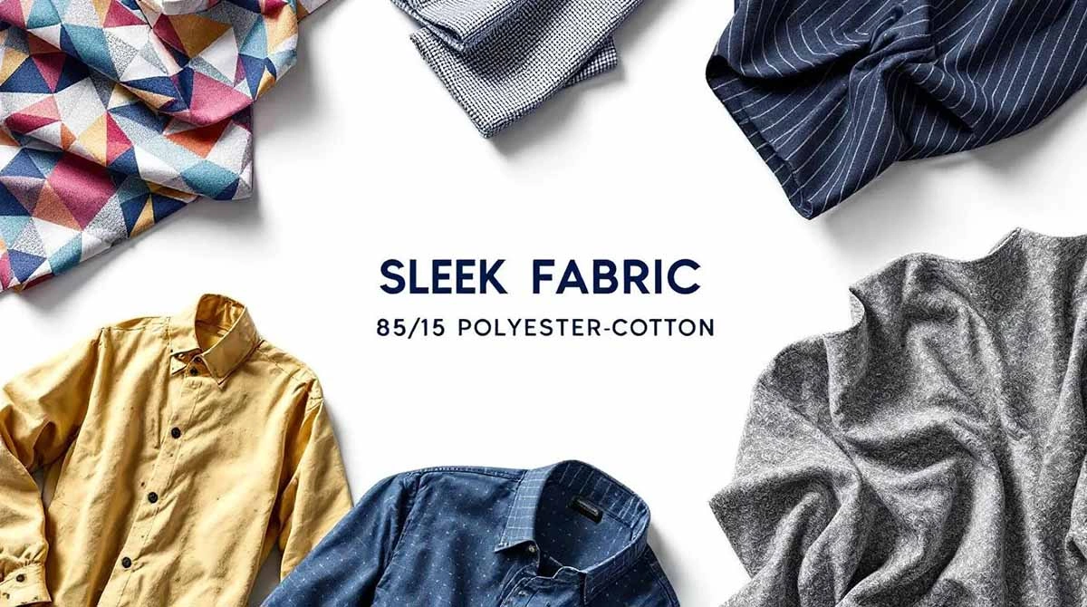 85 polyester 15 cotton 4