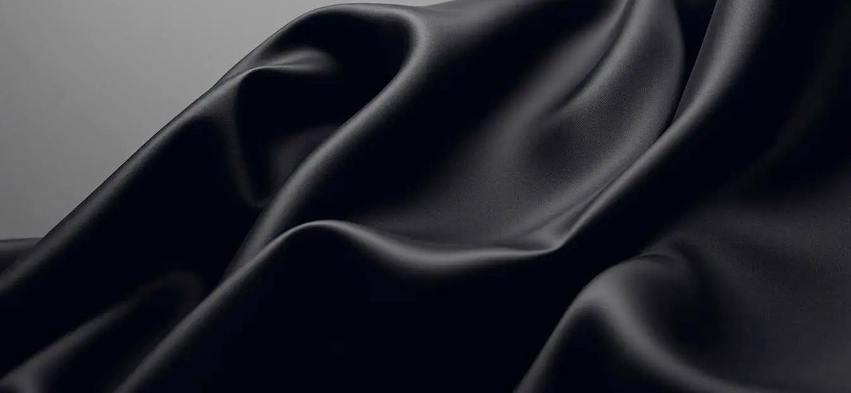 black silk taffeta fabric 3