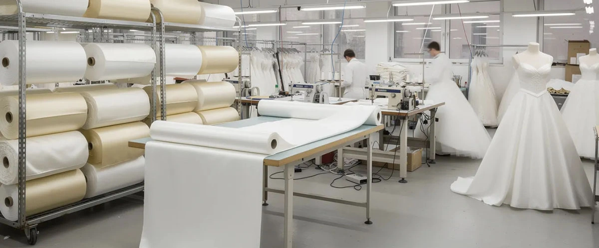 bridal satin fabric 4