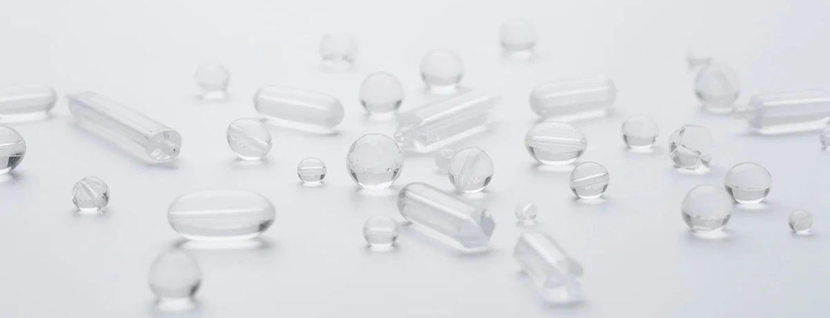 clear glass bead 3