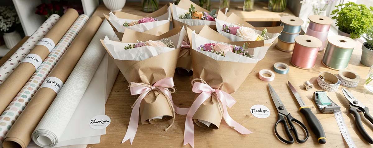 flower wrapping paper wholesale 4