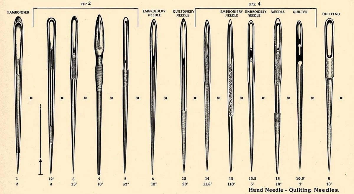 hand quilting needle size 4