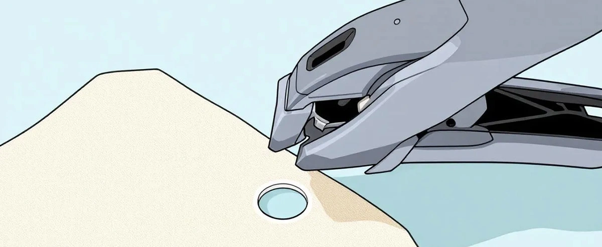 how to put grommet in fabric 3