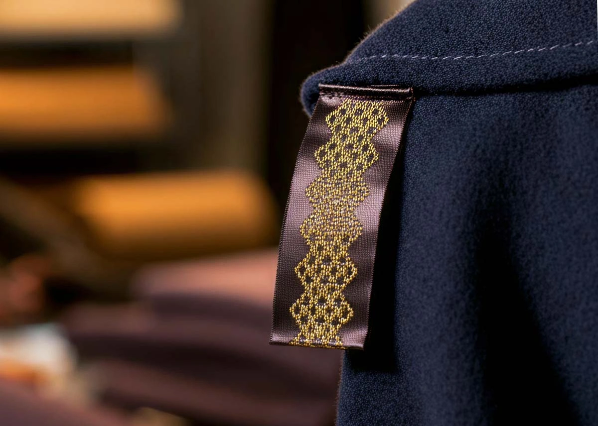 label taffeta