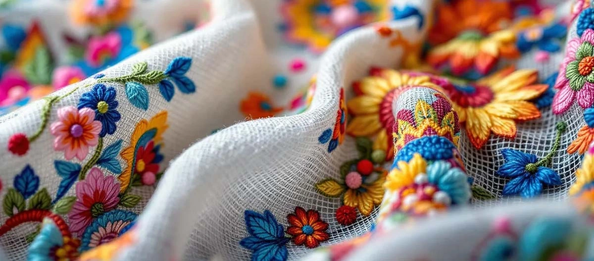 mesh embroidery fabric 3