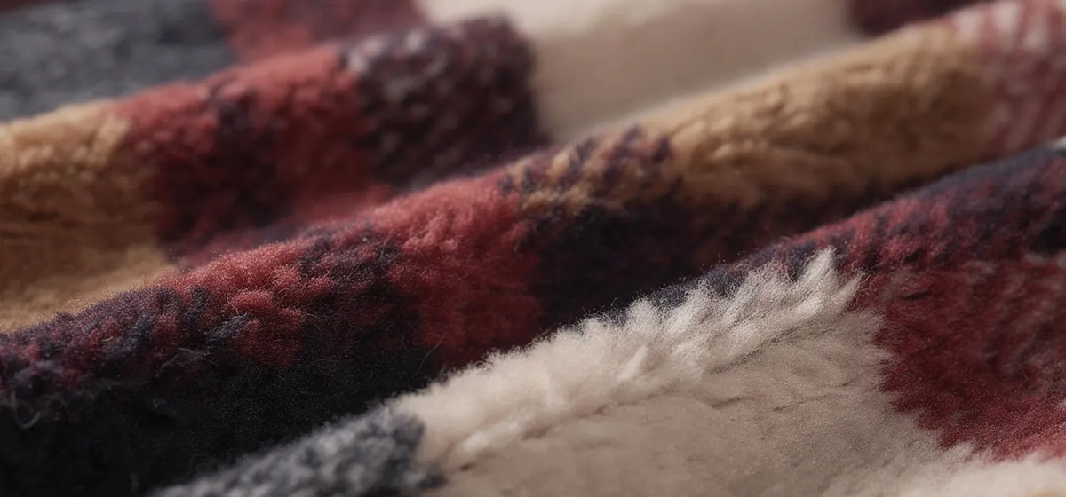 plaid fleece material 3