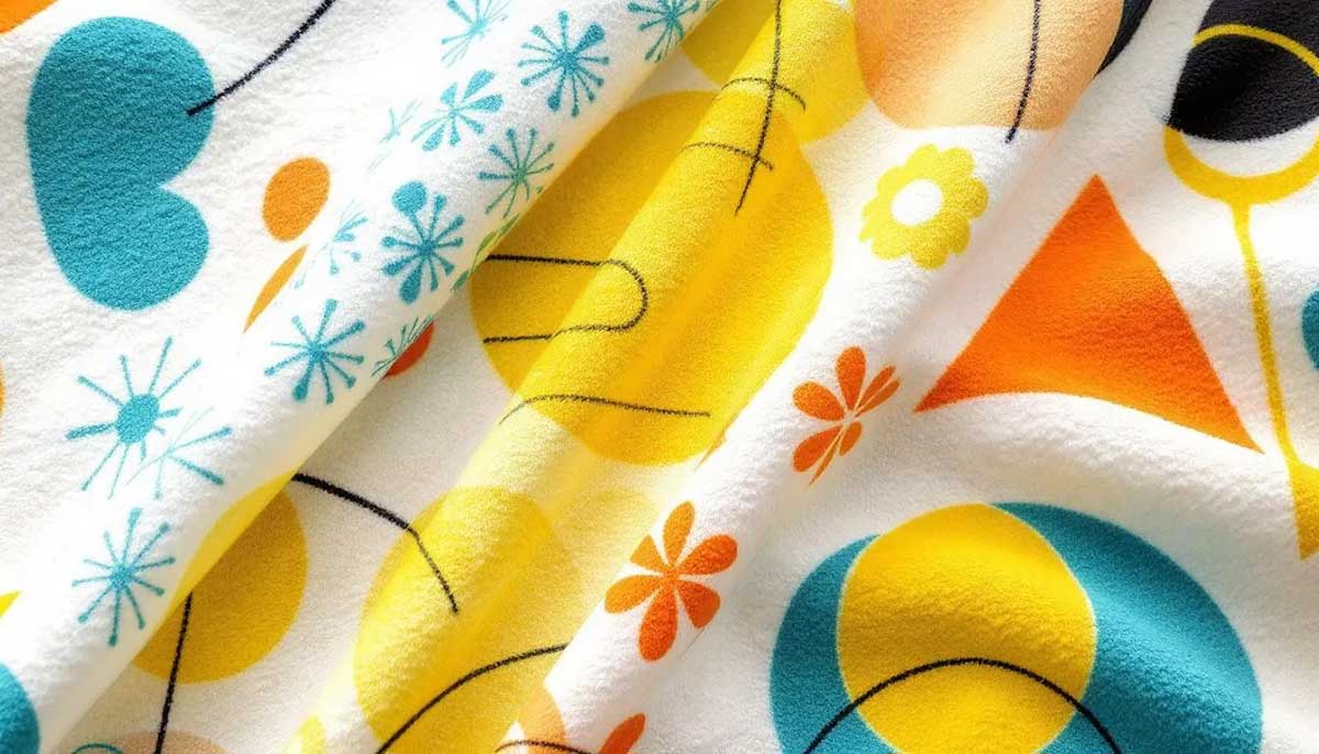 print terry cloth fabric 1