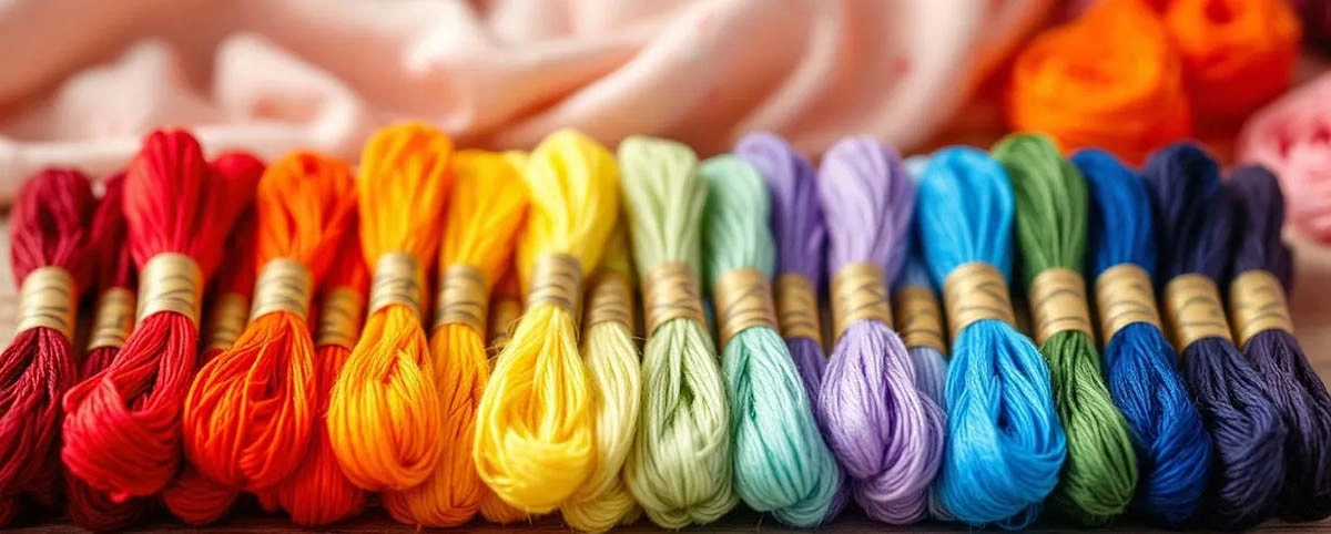 rainbow embroidery floss 5