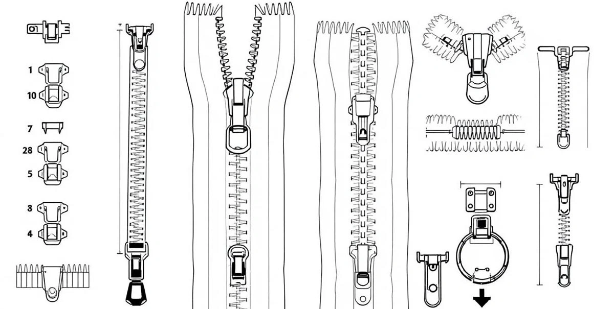 replacement zipper slider 4