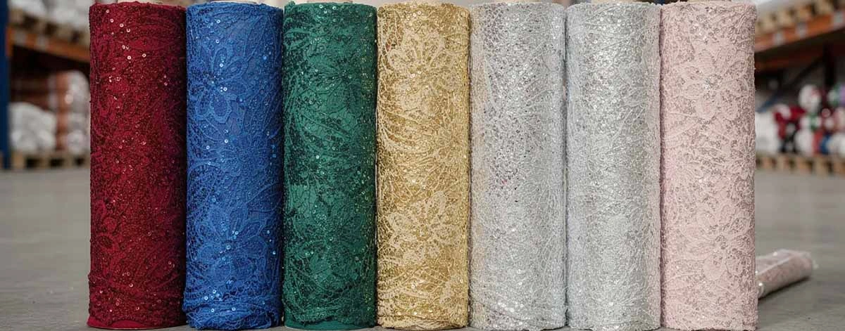 sequins lace fabric 4