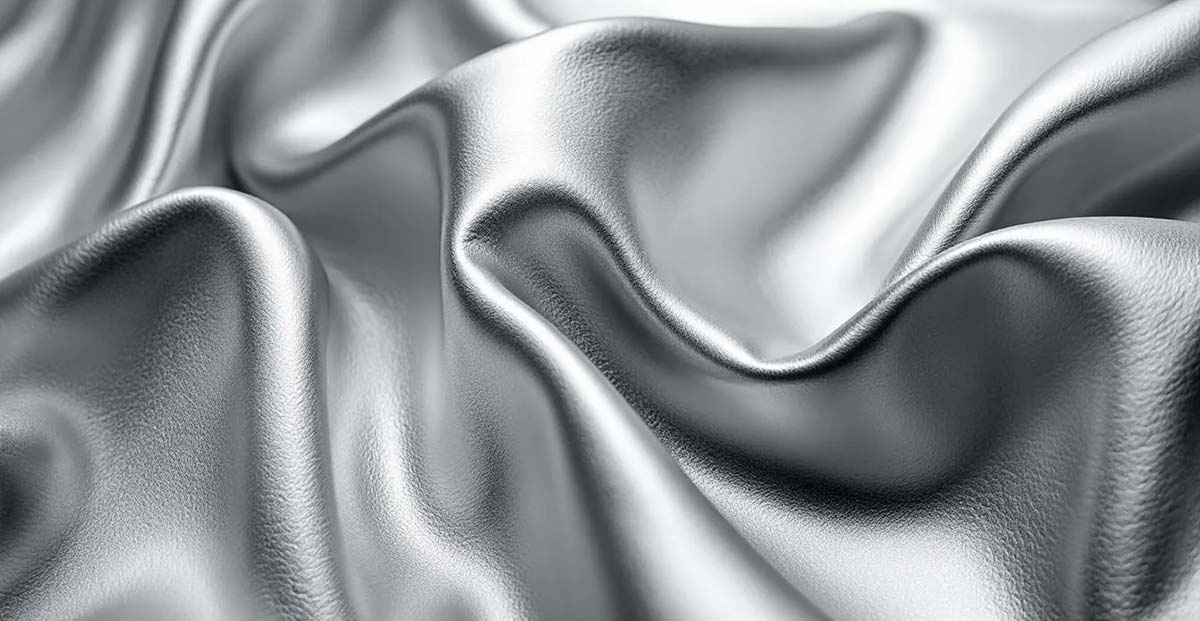 silver leather fabric 3