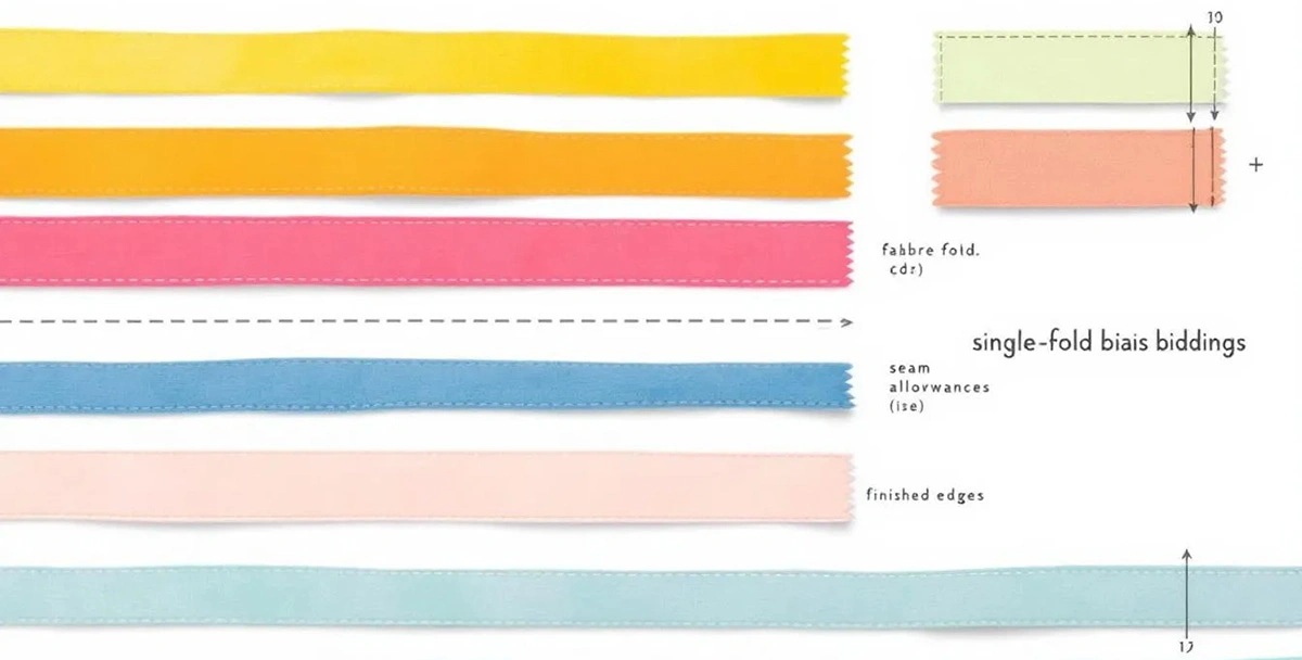 single fold bias binding 4