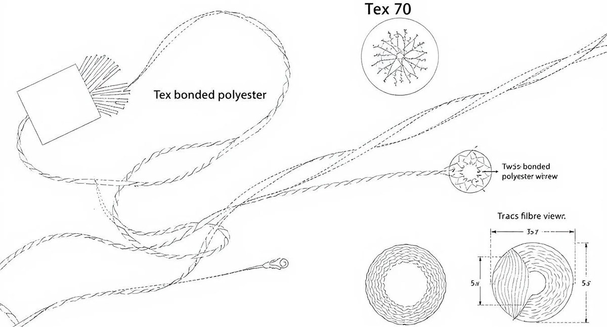 tex 70 bonded polyester thread 3