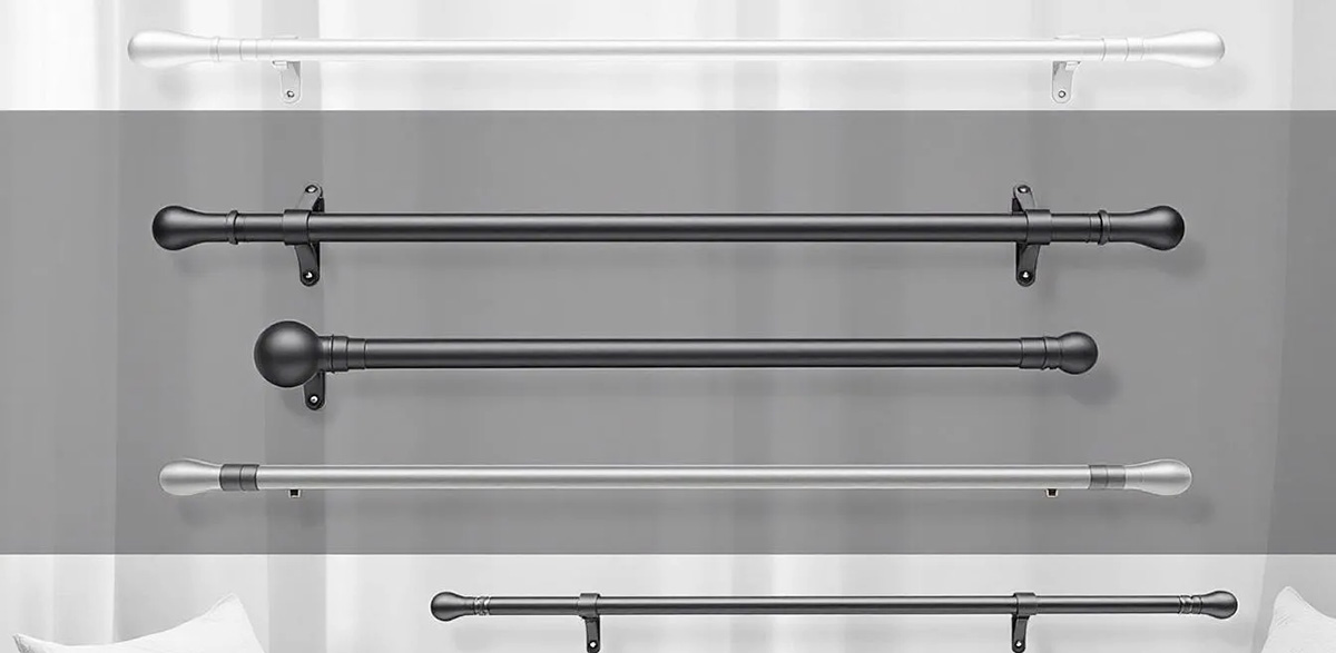 types of drapery rods 4