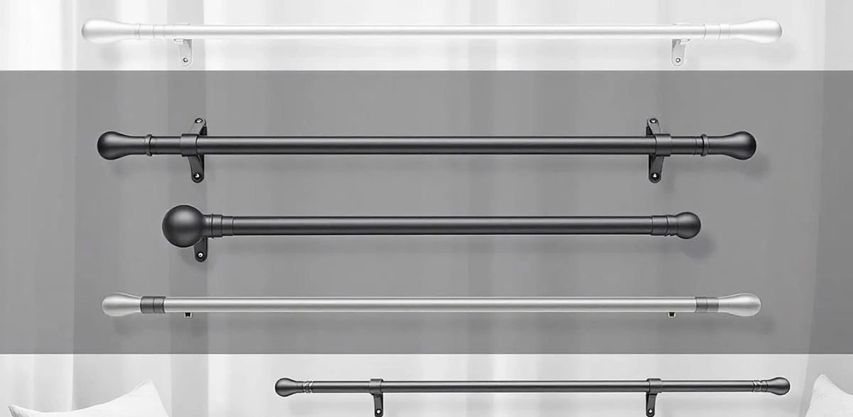 types of drapery rods 4