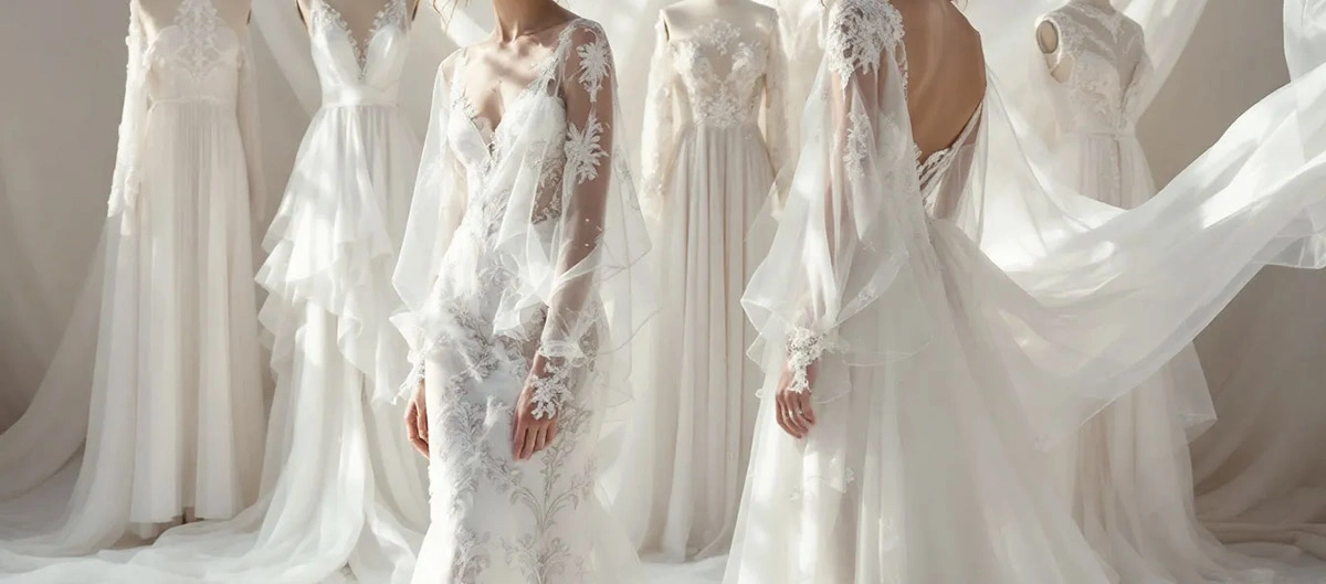 wedding gown organza 4