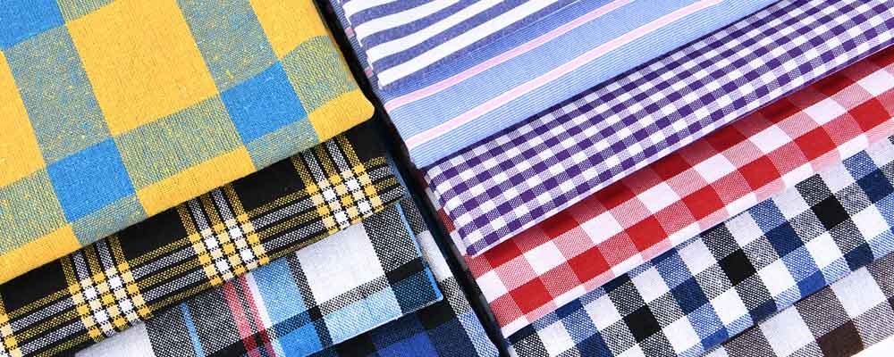 checked fabric