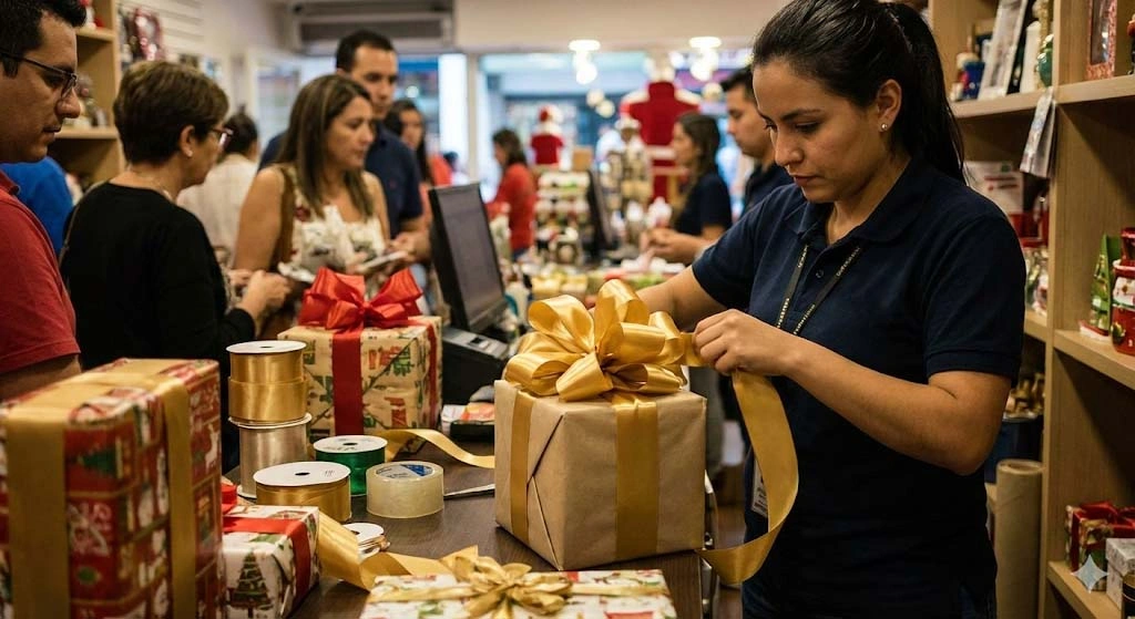 Upgrade your shop's gift wrapping service with our premium satin finish.