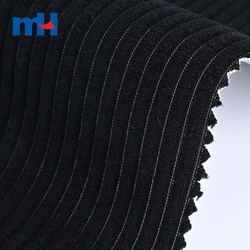 black corduroy fabric 1