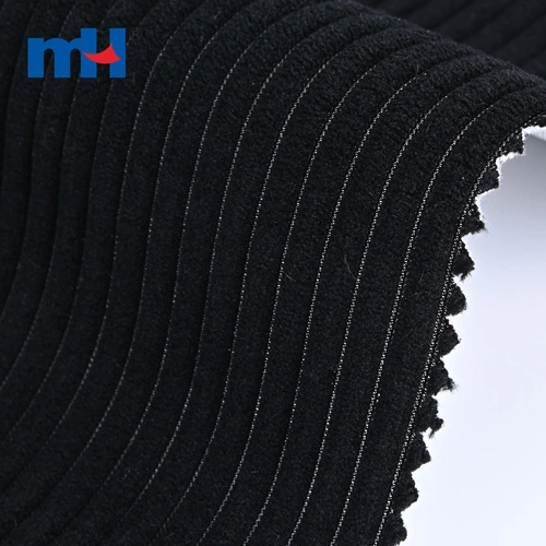 black corduroy fabric 1