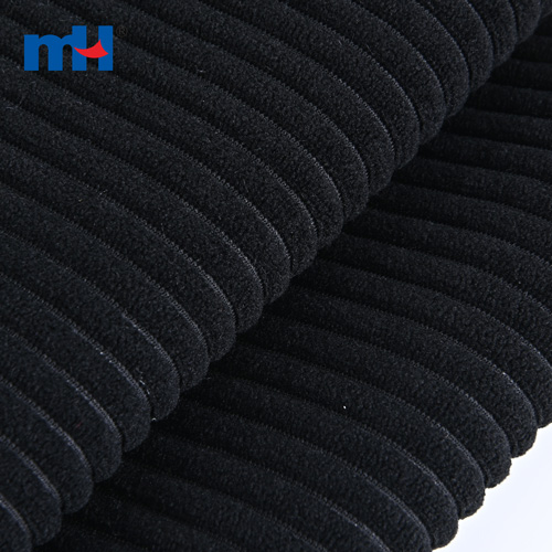 black corduroy fabric 1