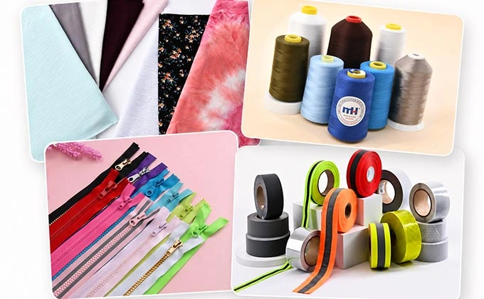 Sportswear accessories and fabrics for football season production